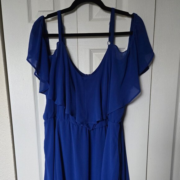 Blue Dress with pockets - Picture 1 of 5